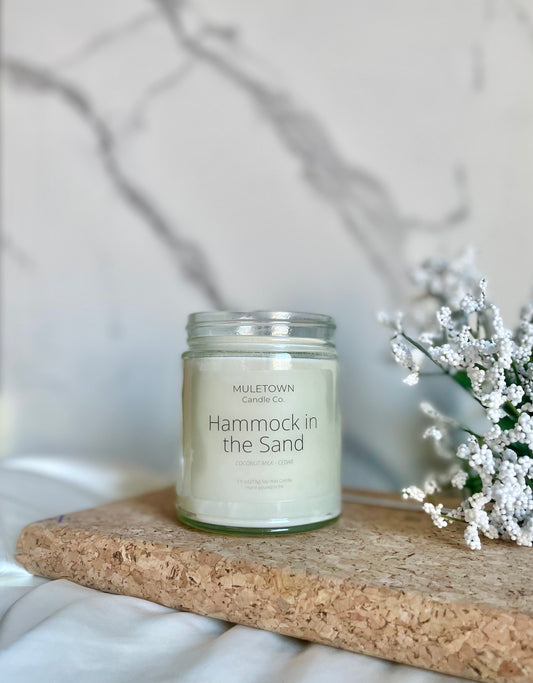 Hammock in the Sand Candle