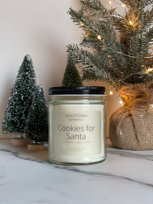 Cookies for Santa Candle
